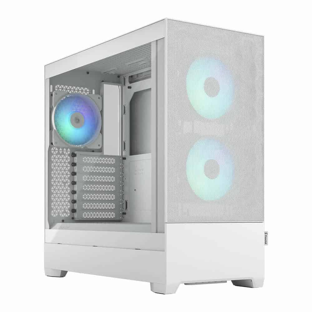 Fractal Pop Air RGB White Mid Tower Tempered Glass PC Case